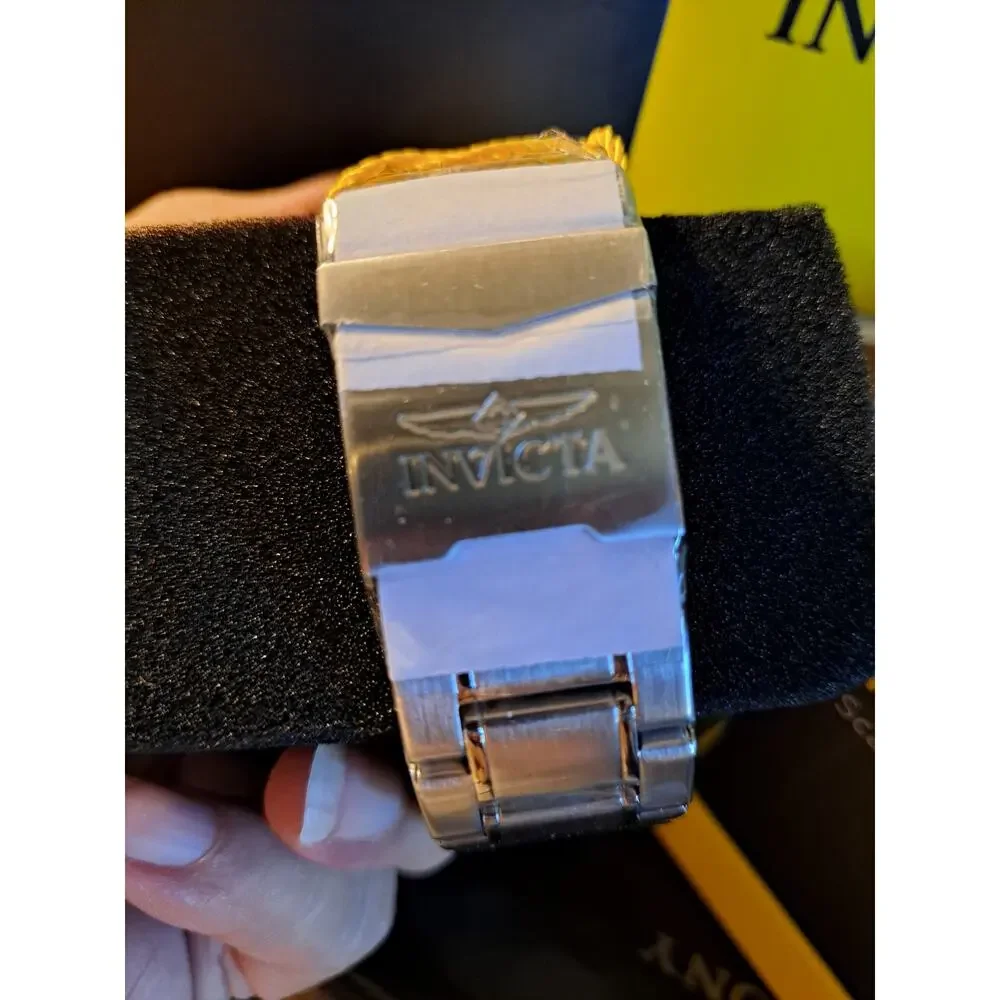 INVICTA Aviator Men's Watch 47818 Blue Dial Silver Band